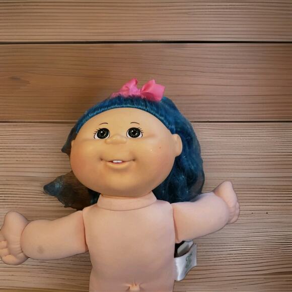 Cabbage Patch Kids Jazwares Blue Hair Soft Body Doll 14” CPK Xavier Roberts - Picture 1 of 8